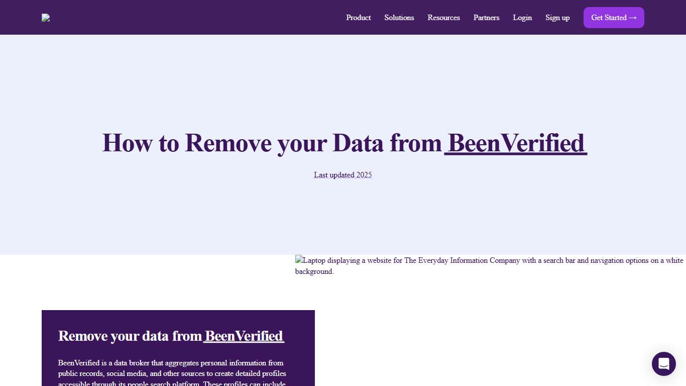 mePrism — How to Remove Your Data from Beenverified