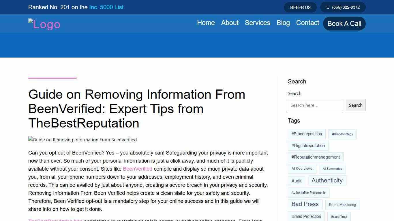 Guide on Removing Information From BeenVerified